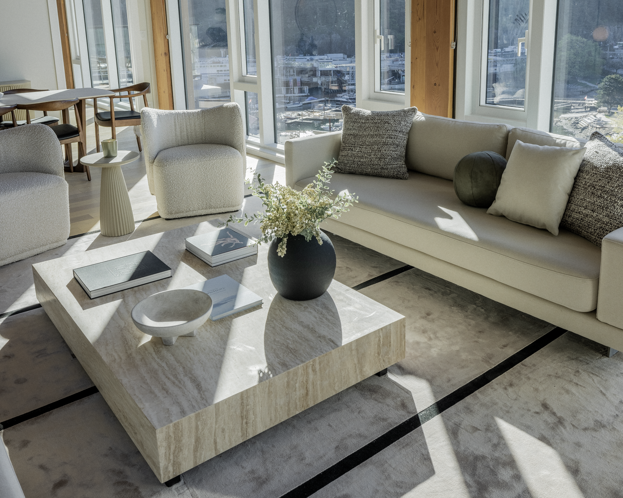 Liza Coffee Table - Marble (Black Label) | Rove Concepts